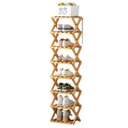 IKEA Durable Folding Solid Wood Shoe Rack