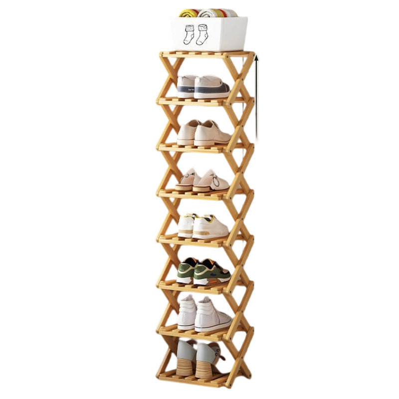 IKEA Durable Folding Solid Wood Shoe Rack