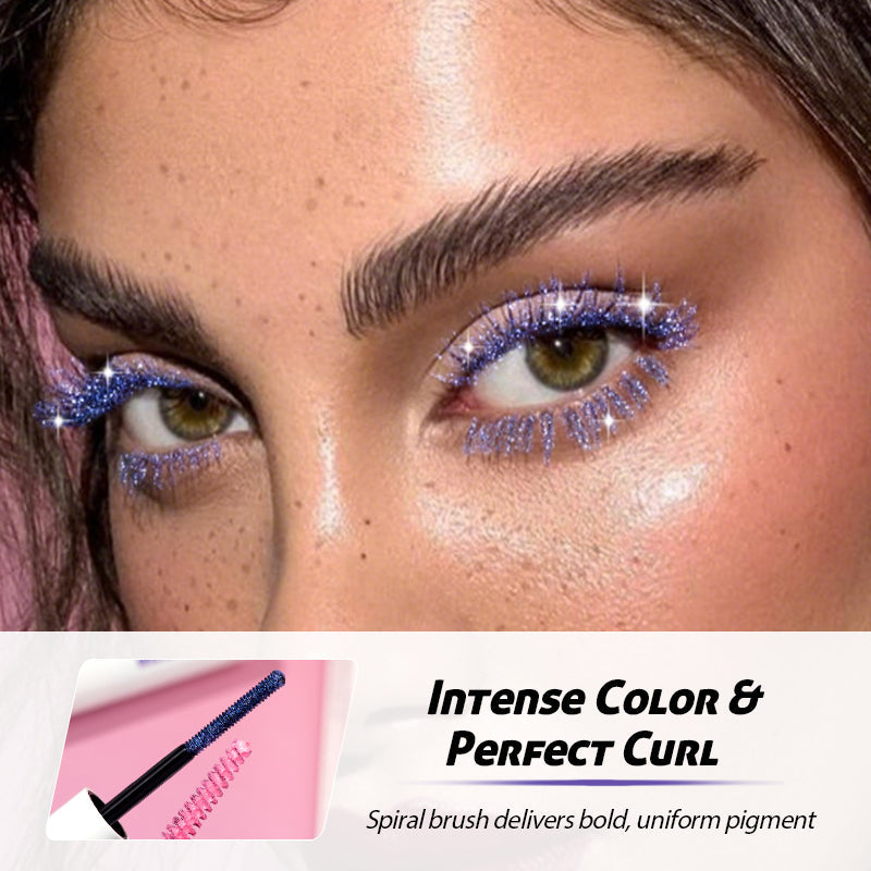 2-in-1 Glitter & Colored Mascara