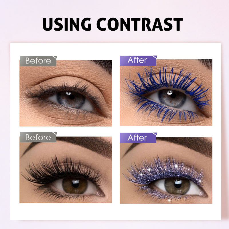 2-in-1 Glitter & Colored Mascara