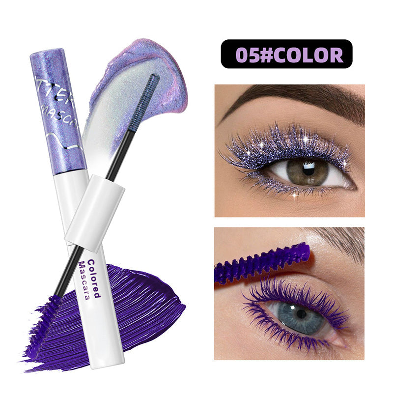 2-in-1 Glitter & Colored Mascara