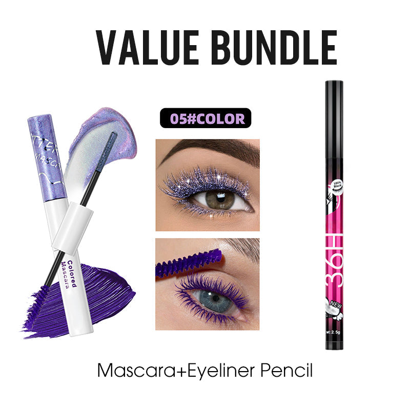 2-in-1 Glitter & Colored Mascara