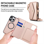 2-in-1 Magnetic Detachable Wallet Case