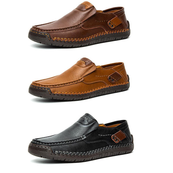 💎 60% OFF! 💎 Classic Men’s Slip-On Leather Shoes – Premium Calfskin, All-Day Comfort & Effortless Style