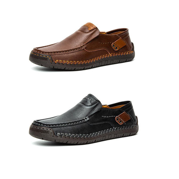 💎 60% OFF! 💎 Classic Men’s Slip-On Leather Shoes – Premium Calfskin, All-Day Comfort & Effortless Style