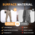 🔥👖 60% off! Multifunctional Stretch Tactical Pants – Zippered pockets, slim fit, and stretch fabric for total freedom of movement.