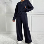 🏖️50% off!🌞Women's Cozy Long-Sleeve Top & Pants Set🆒
