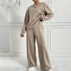 🏖️50% off!🌞Women's Cozy Long-Sleeve Top & Pants Set🆒