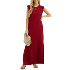 🔥Women's Wrinkle-Free Casual Dress with Split Hem