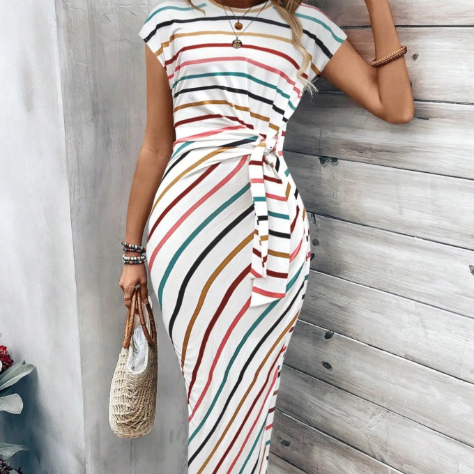 ⏳LAST DAY SALE 50% OFF!!💕Women's Elegant Tie Waist Dress