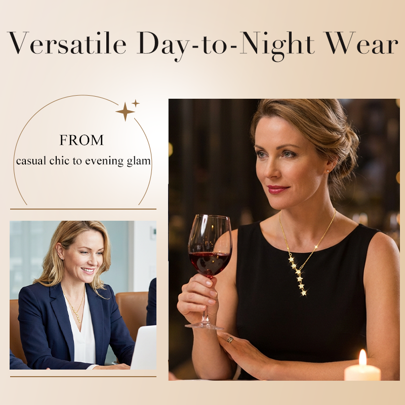 ✨Titanium Steel Star Lariat Necklace