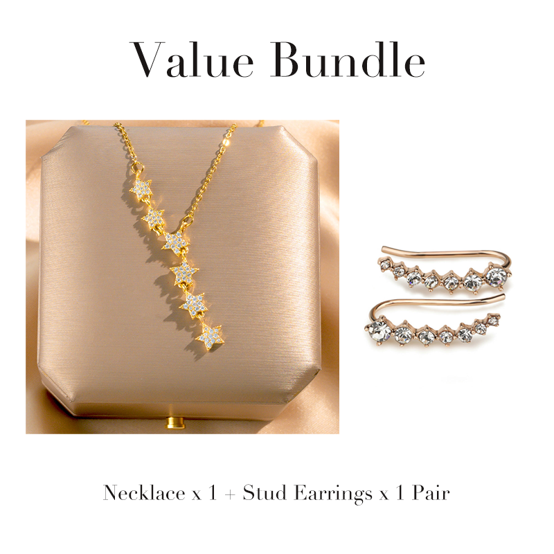 ✨Titanium Steel Star Lariat Necklace