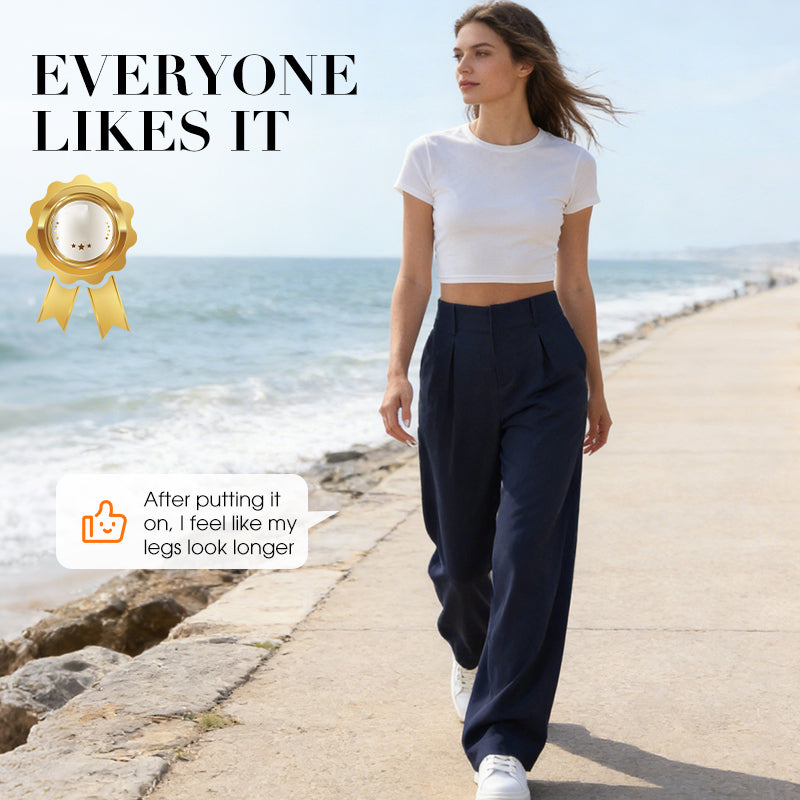 Women's High-Waisted Dress Pants