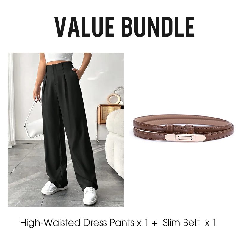 Women's High-Waisted Dress Pants