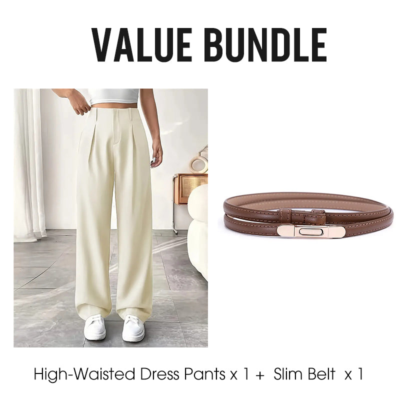 Women's High-Waisted Dress Pants