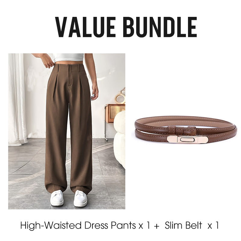 Women's High-Waisted Dress Pants