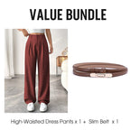 Women's High-Waisted Dress Pants