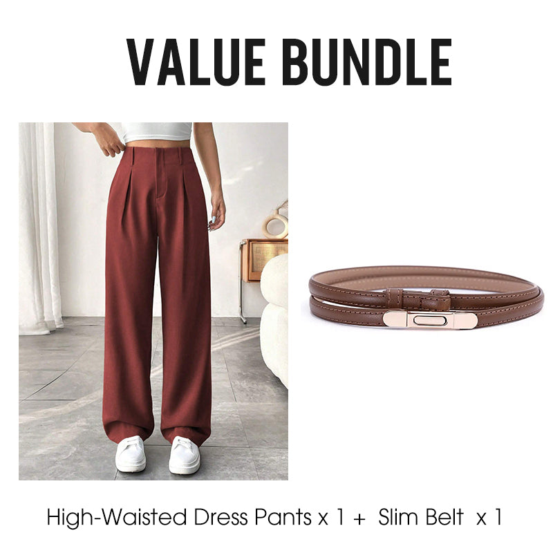 Women's High-Waisted Dress Pants