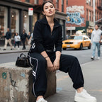 🎁2026 New Arrivals 40% OFF💥Women's Half-Zip Casual Tracksuit Set