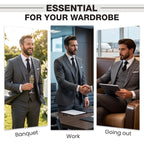 👔🕴️Men's Slim-Fit 3-Piece Suit Set – Tailored Fit, Premium Fabric & Perfect for Formal Occasions