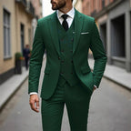👔🕴️Men's Slim-Fit 3-Piece Suit Set – Tailored Fit, Premium Fabric & Perfect for Formal Occasions