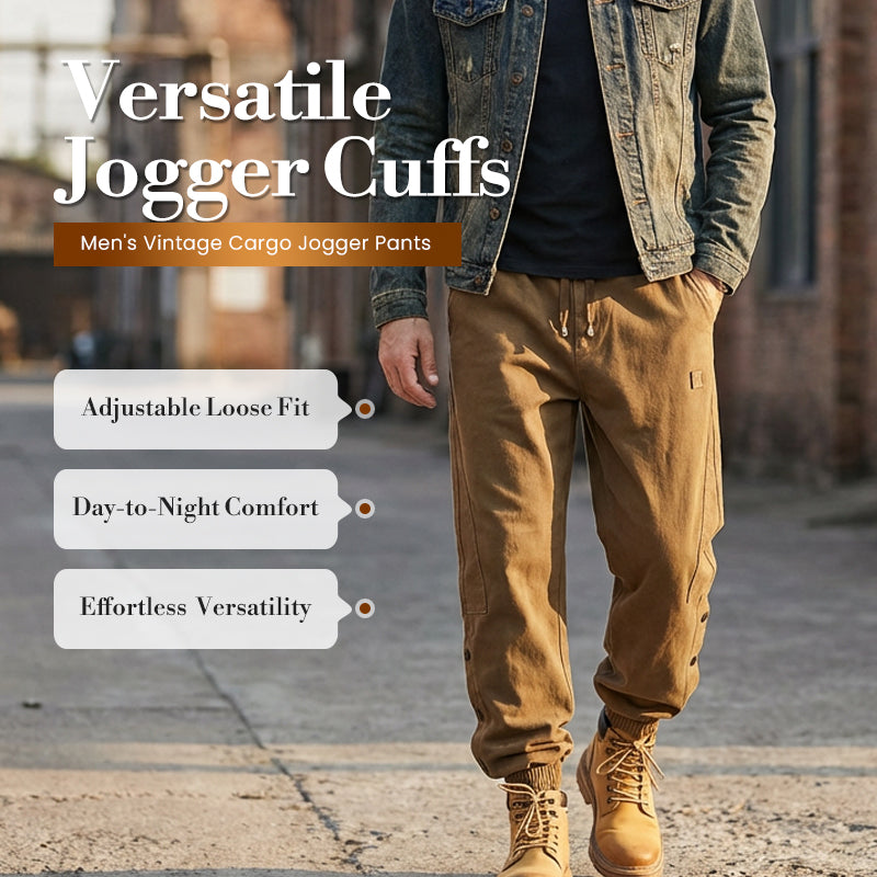 🎁2026 New Arrivals 60% OFF💥Men's Vintage Cargo Jogger Pants