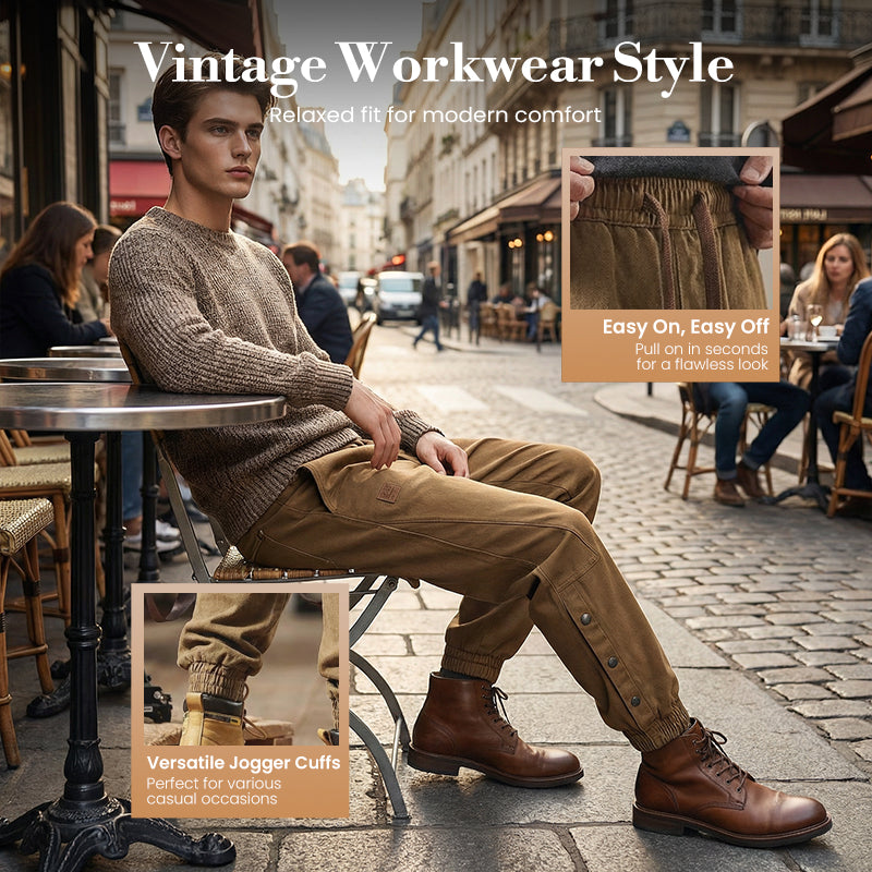 🎁2026 New Arrivals 60% OFF💥Men's Vintage Cargo Jogger Pants