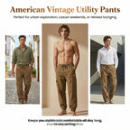 🎁2026 New Arrivals 60% OFF💥Men's Vintage Cargo Jogger Pants