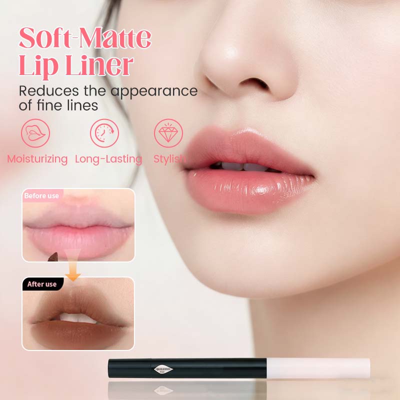 🔥Hot Sale🔥Dual-Ended Silky Soft-Matte Lip Liner