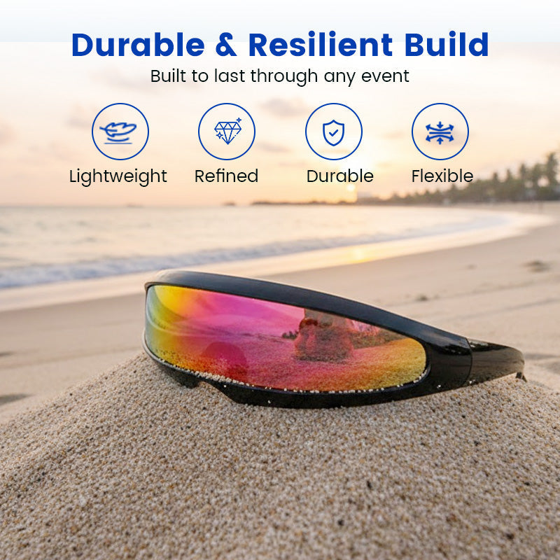 🤍 2026 Minimalist Design | Lightweight Shield Sunglasses | Full Protection, Bold Look 🛡️【LIMITED OFFER】