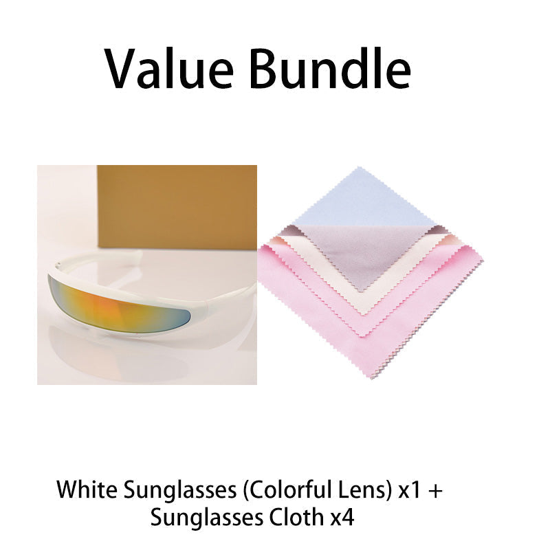 🤍 2026 Minimalist Design | Lightweight Shield Sunglasses | Full Protection, Bold Look 🛡️【LIMITED OFFER】