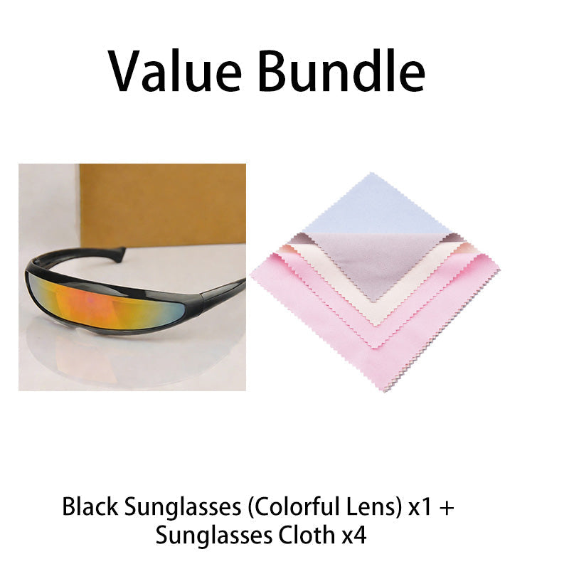 🤍 2026 Minimalist Design | Lightweight Shield Sunglasses | Full Protection, Bold Look 🛡️【LIMITED OFFER】