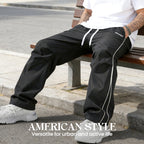 ✨Men's Side Stripe Drawstring Casual Pants