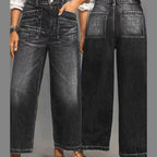 📢📢59% OFF!!⏰Women's Casual High-Rise Wide-Leg Jeans