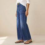📢📢59% OFF!!⏰Women's Casual High-Rise Wide-Leg Jeans
