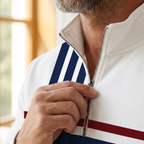 💎 50% OFF! 💎 Men's Graphic Print Pullover & Pants Set – Quarter-Zip, Breathable Polyester & Modern Coordinated Look 👕👖