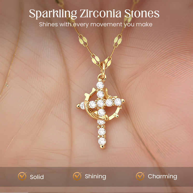 💎 50% OFF! 💎 Dainty Petal Chain Necklace with Initial Charm – Adjustable, Sparkling & Faith-Inspired Design ✨📿