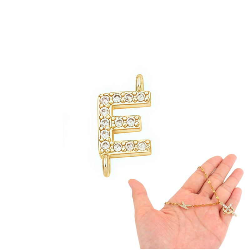 💎 50% OFF! 💎 Dainty Petal Chain Necklace with Initial Charm – Adjustable, Sparkling & Faith-Inspired Design ✨📿