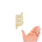 💎 50% OFF! 💎 Dainty Petal Chain Necklace with Initial Charm – Adjustable, Sparkling & Faith-Inspired Design ✨📿