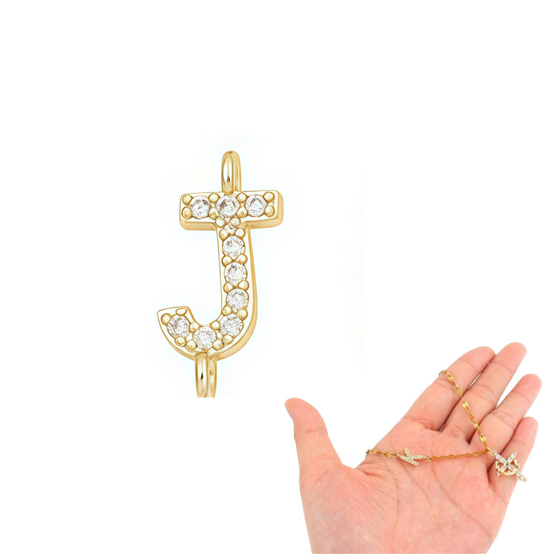 💎 50% OFF! 💎 Dainty Petal Chain Necklace with Initial Charm – Adjustable, Sparkling & Faith-Inspired Design ✨📿