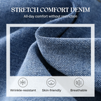 Women’s High-Waist Wide-Leg Jeans with Side Slits