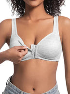 ❤️Adjustable Front Closure Push-Up Bra Wire-Free, Seamless & Side Support for Daily Wear
