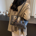 🔥 Y2K Vintage Vibe | PU Leather Shoulder Bag | Daily Essential 📸【2026 New Arrival】