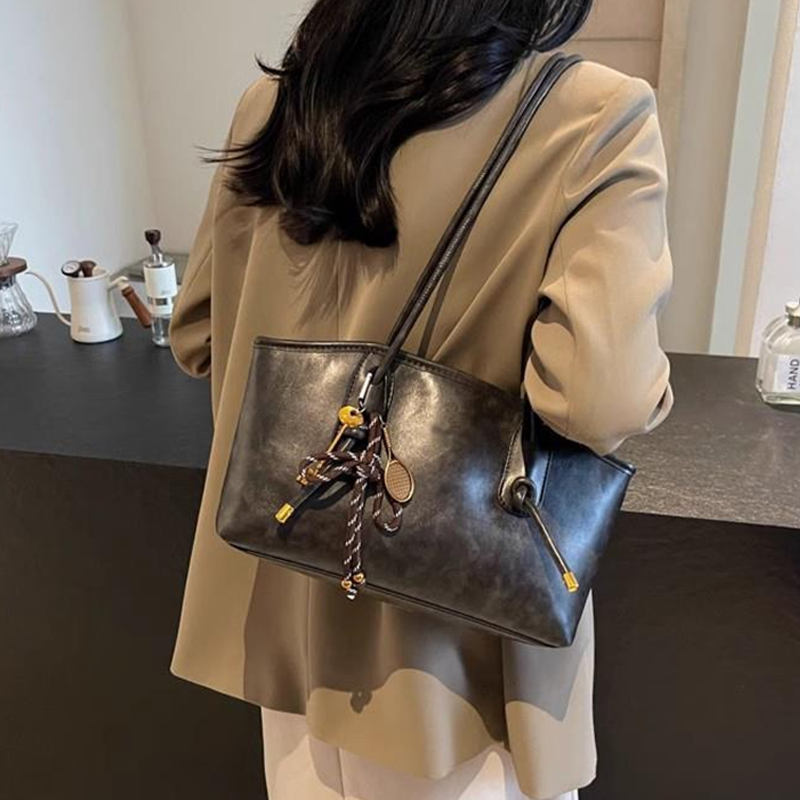 🔥 Y2K Vintage Vibe | PU Leather Shoulder Bag | Daily Essential 📸【2026 New Arrival】