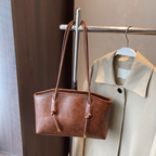 🔥 Y2K Vintage Vibe | PU Leather Shoulder Bag | Daily Essential 📸【2026 New Arrival】