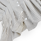 🔥Hot Sale - 49% OFF🔥Elegant Striped Pleated Tunic Top for Women