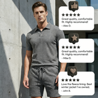 🥳2026 HOT SALE🥳💞50K+ SOLD!💥👴🩳50% OFF! Men's Diamond Print 2-Piece Set – Ready in seconds! Soft, breathable top with easy shorts. No fuss, just style. Perfect for garden BBQs or coffee dates. ☀️👕