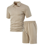 🥳2026 HOT SALE🥳💞50K+ SOLD!💥👴🩳50% OFF! Men's Diamond Print 2-Piece Set – Ready in seconds! Soft, breathable top with easy shorts. No fuss, just style. Perfect for garden BBQs or coffee dates. ☀️👕