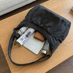 🔥2026 NEW SALES - 59% OFF🔥Plaid Drawstring Ruched Cloud Bag