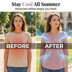 Women's Casual Breathable Waffle Knit Top